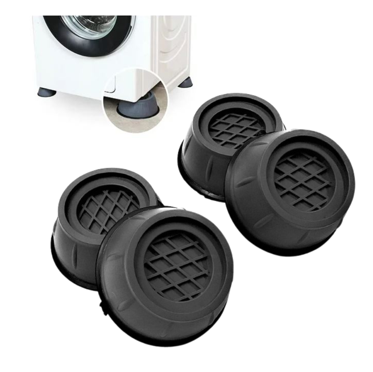 Miniatura 4 de Almohadilla Goma base para Lavadora 4psz